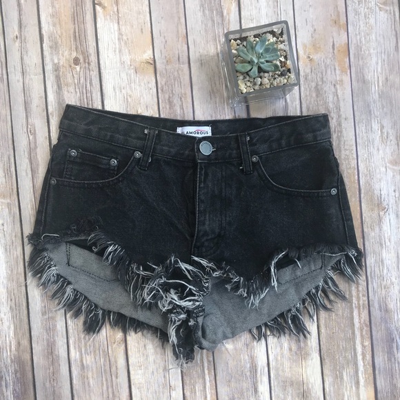 frayed cut off shorts